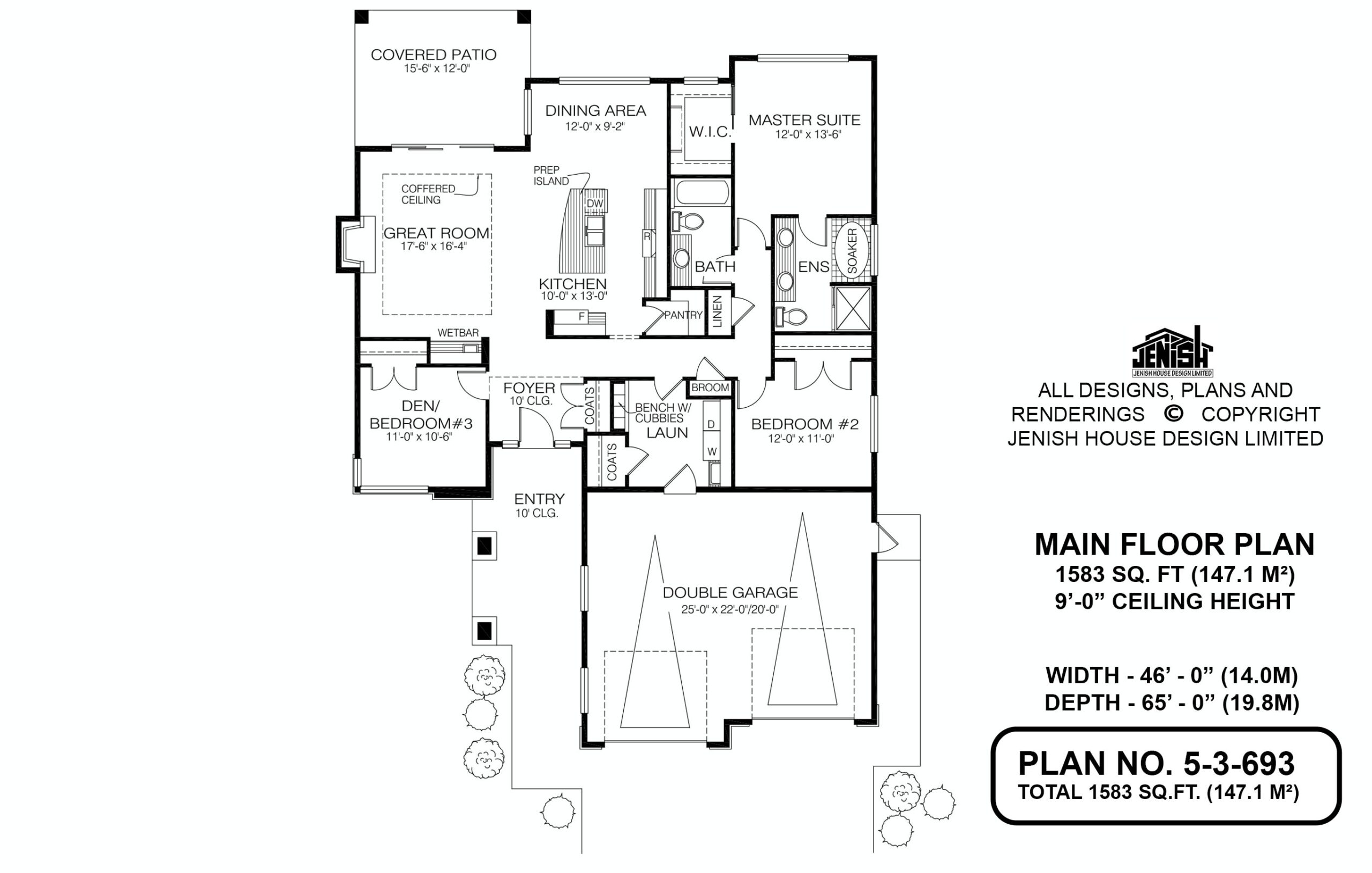 Floor plan for 5-3-693