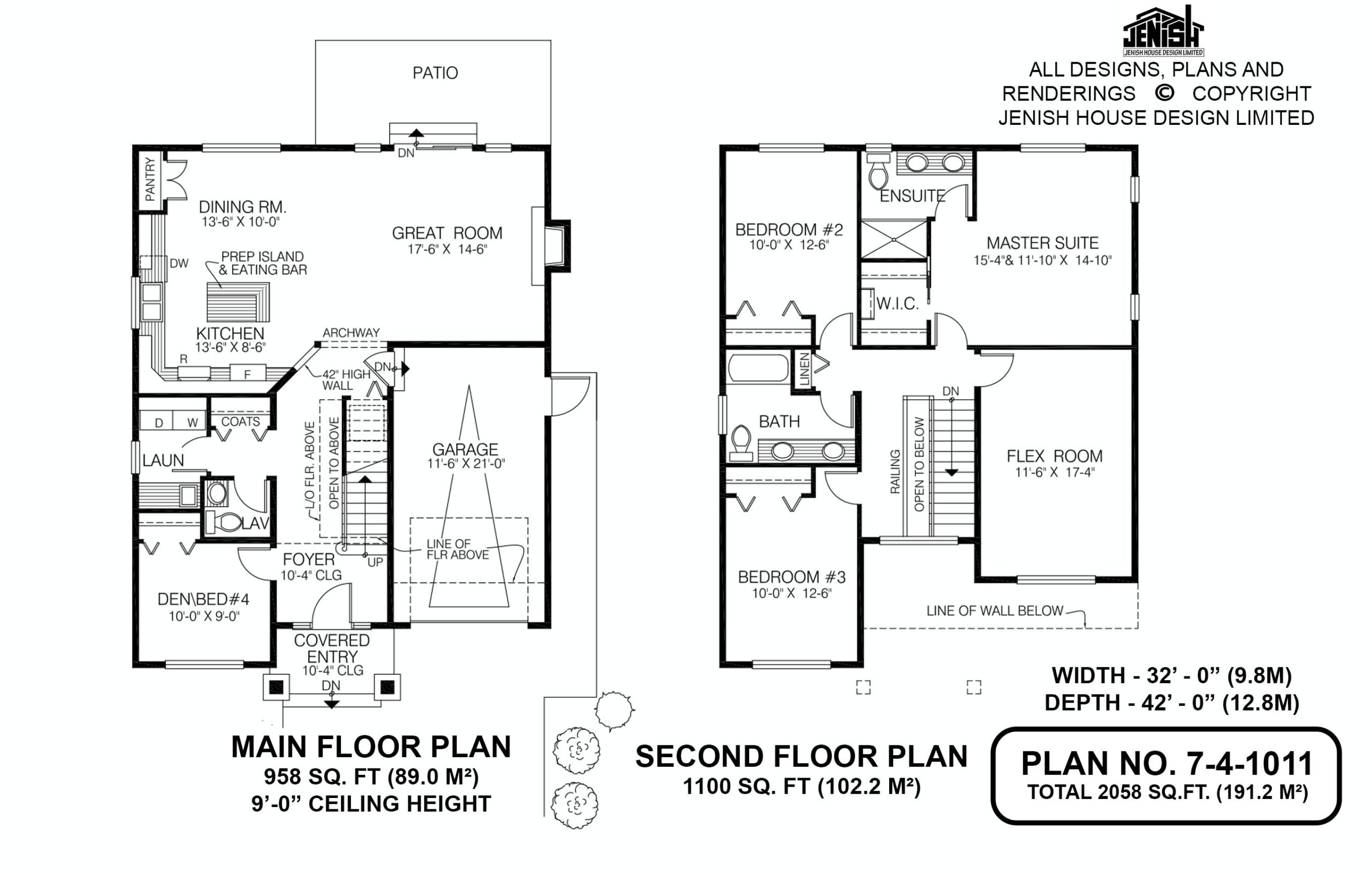 Floor plan for 7-4-1011