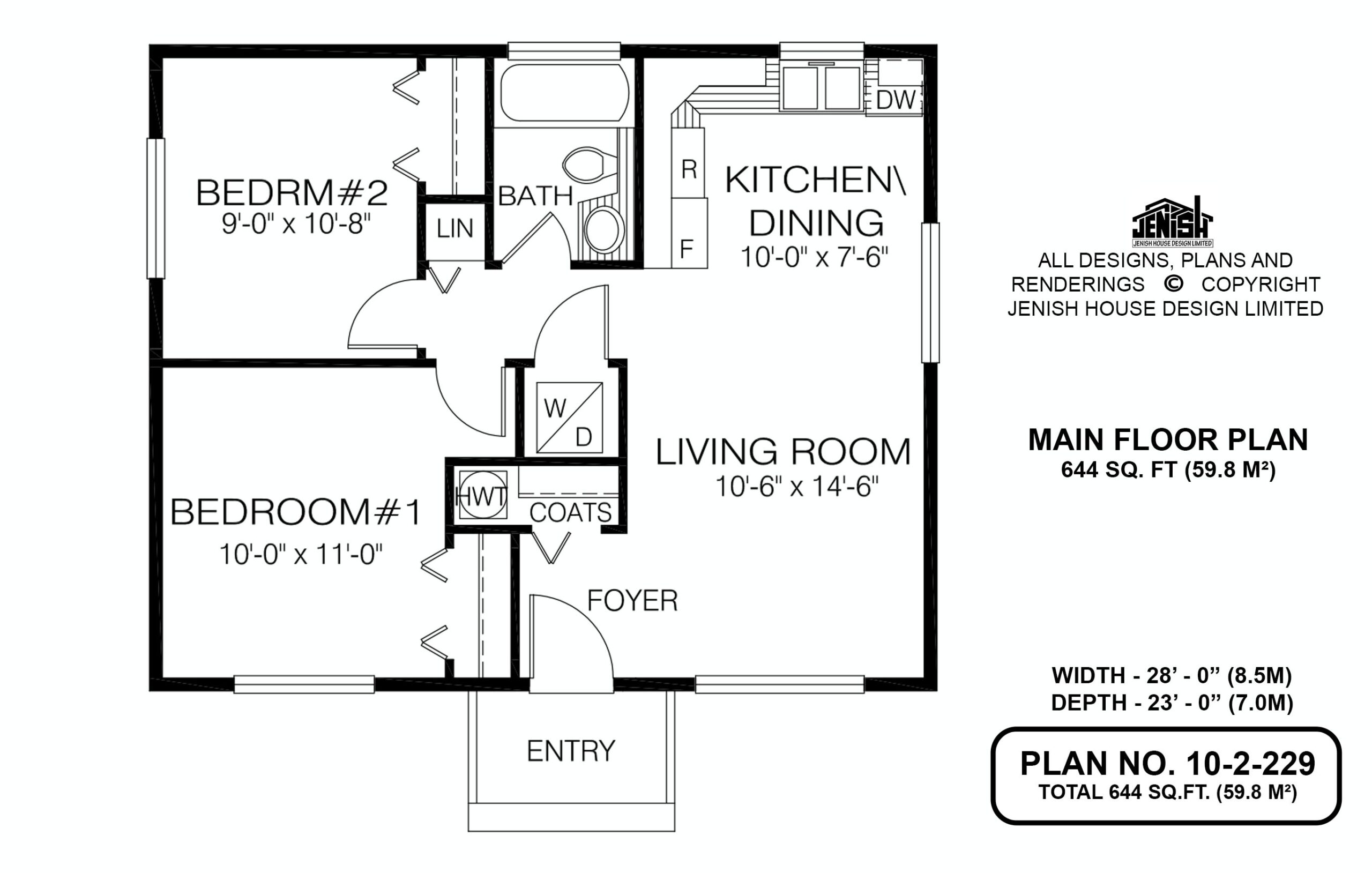Floor plan for 10-2-229