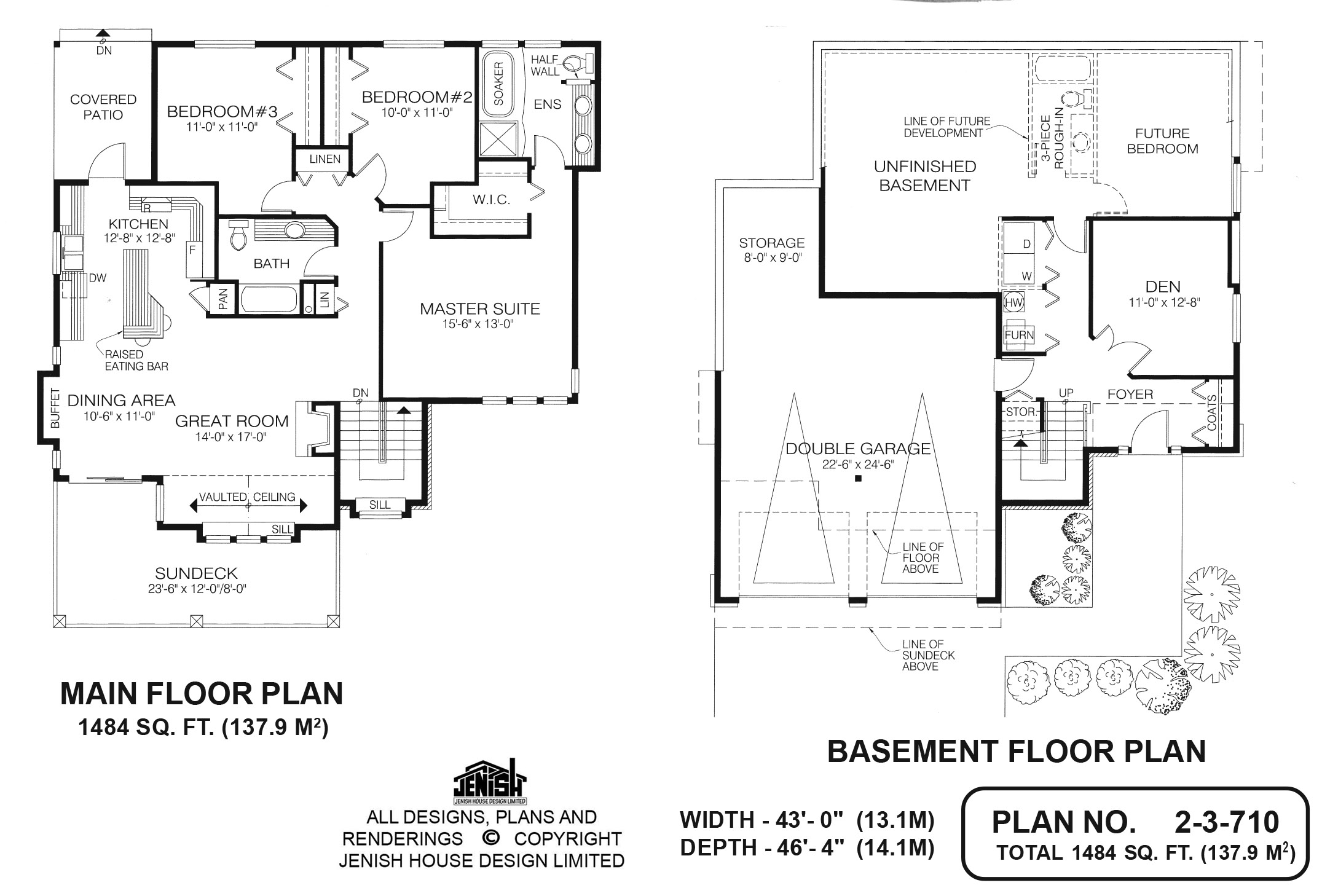 Floor plan for 2-3-710