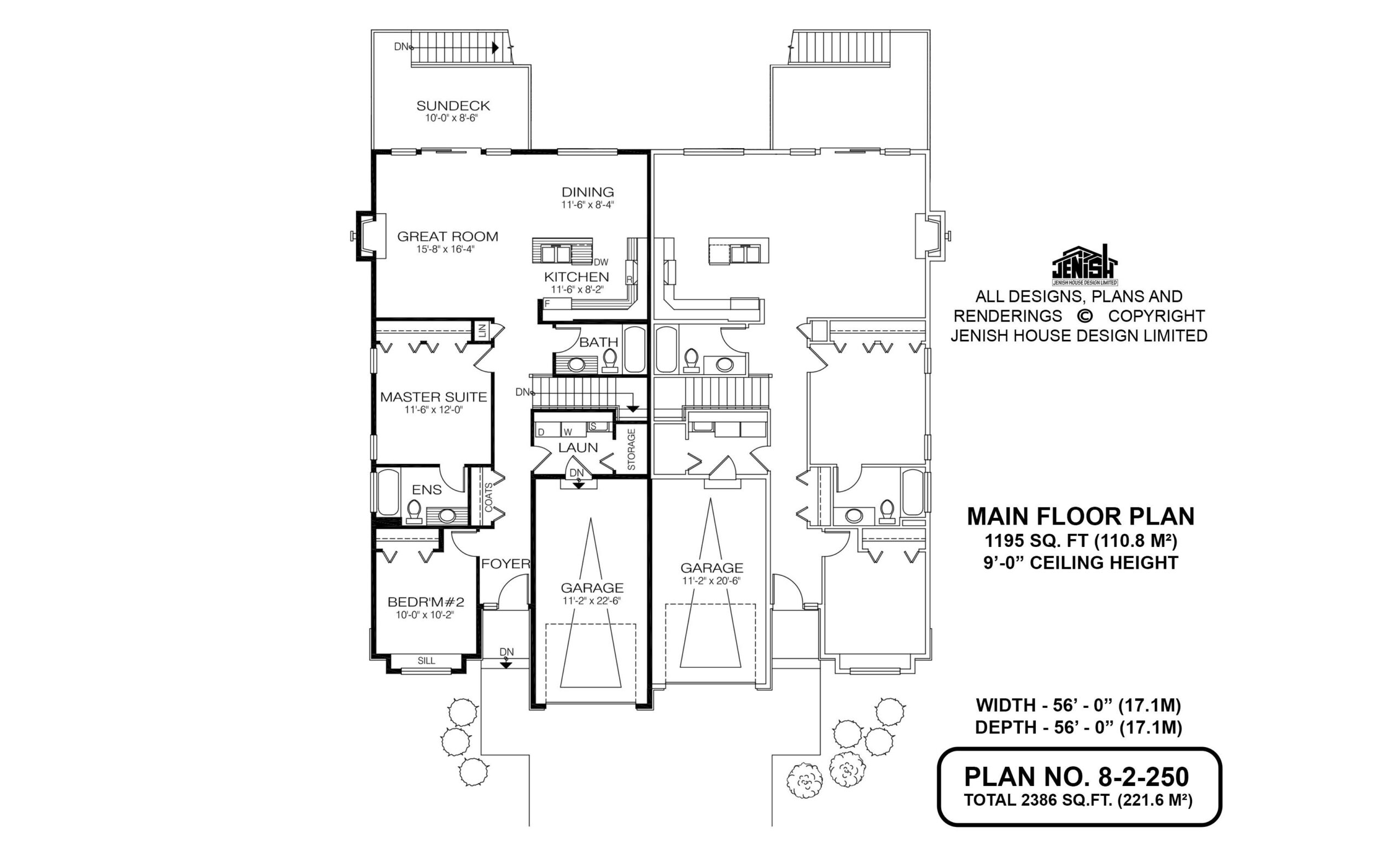 Floor plan for 8-2-250