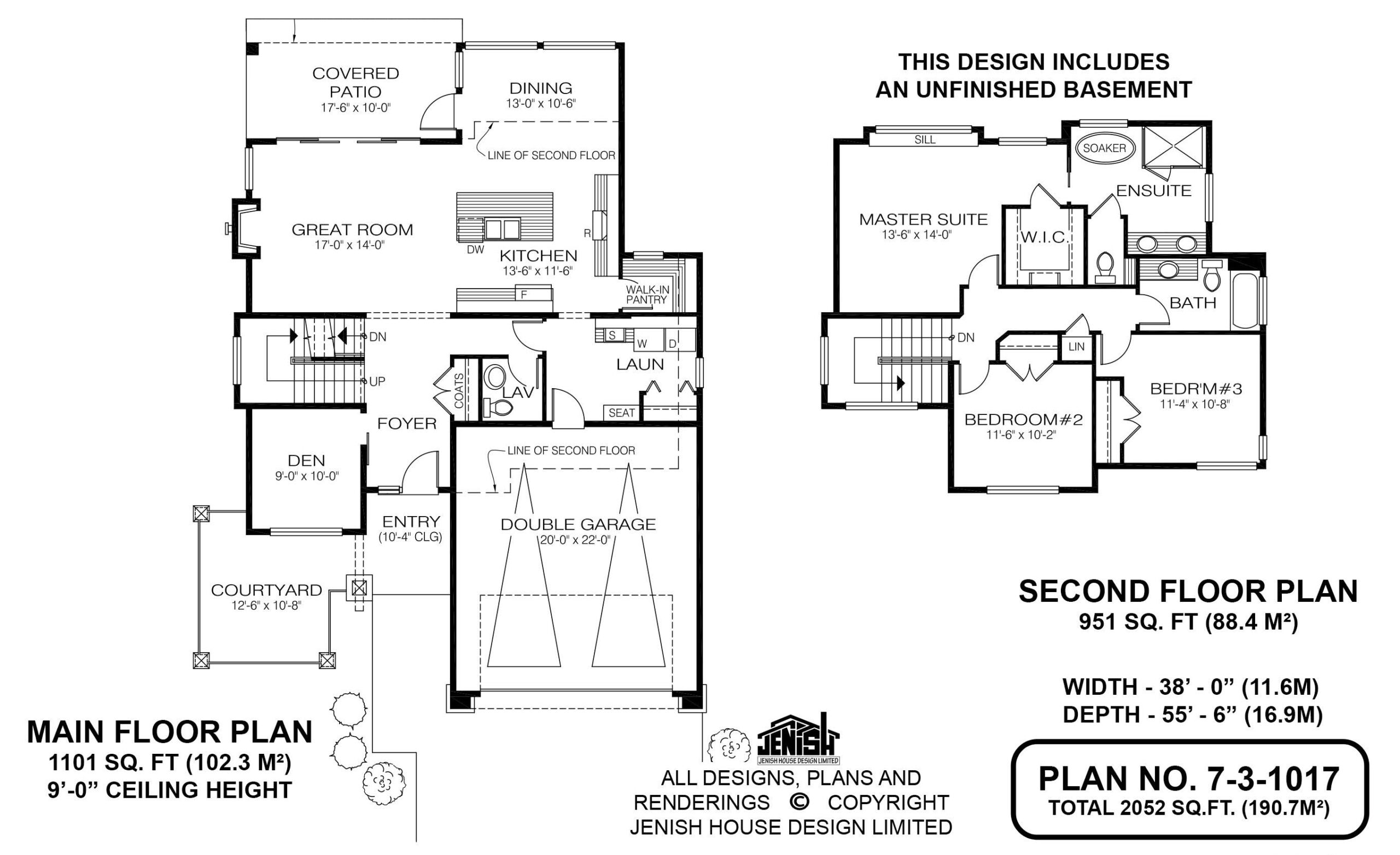 Floor plan for 7-3-1017