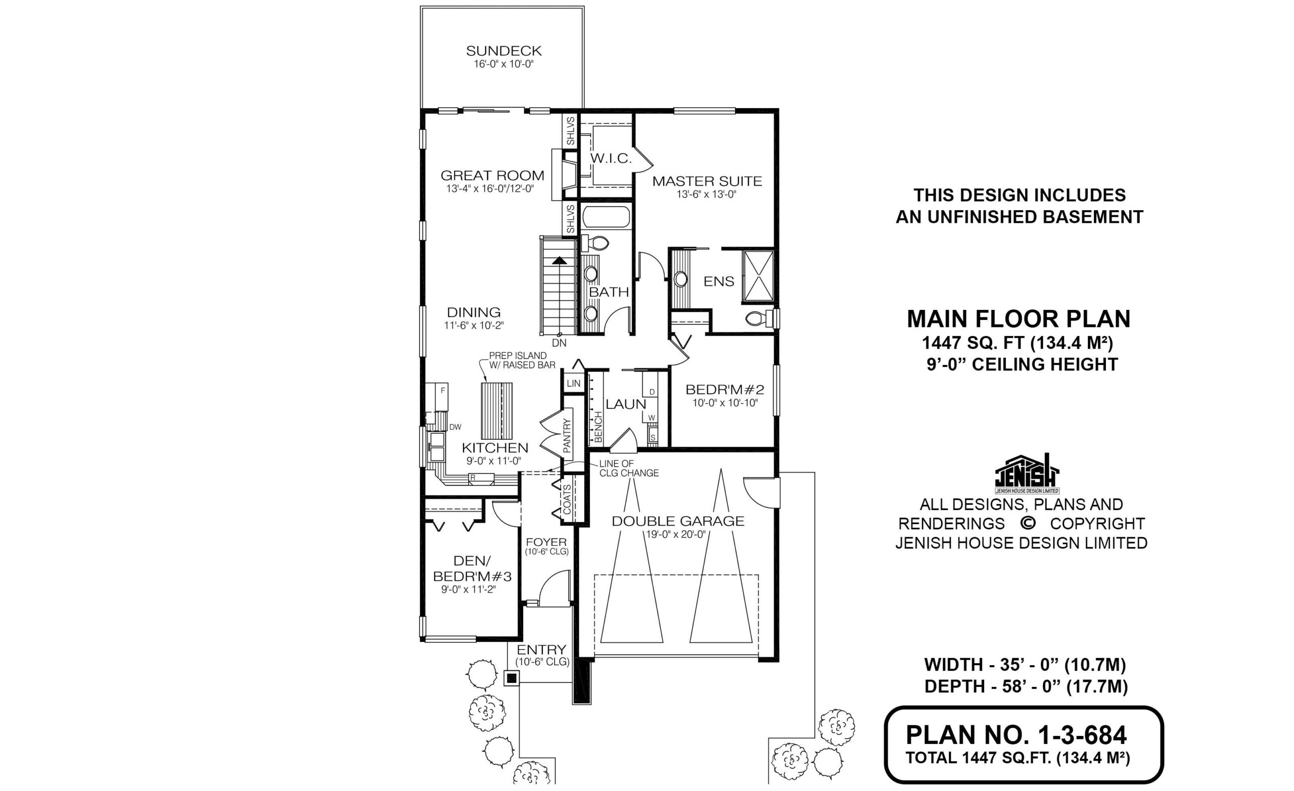 Floor plan for 1-3-684