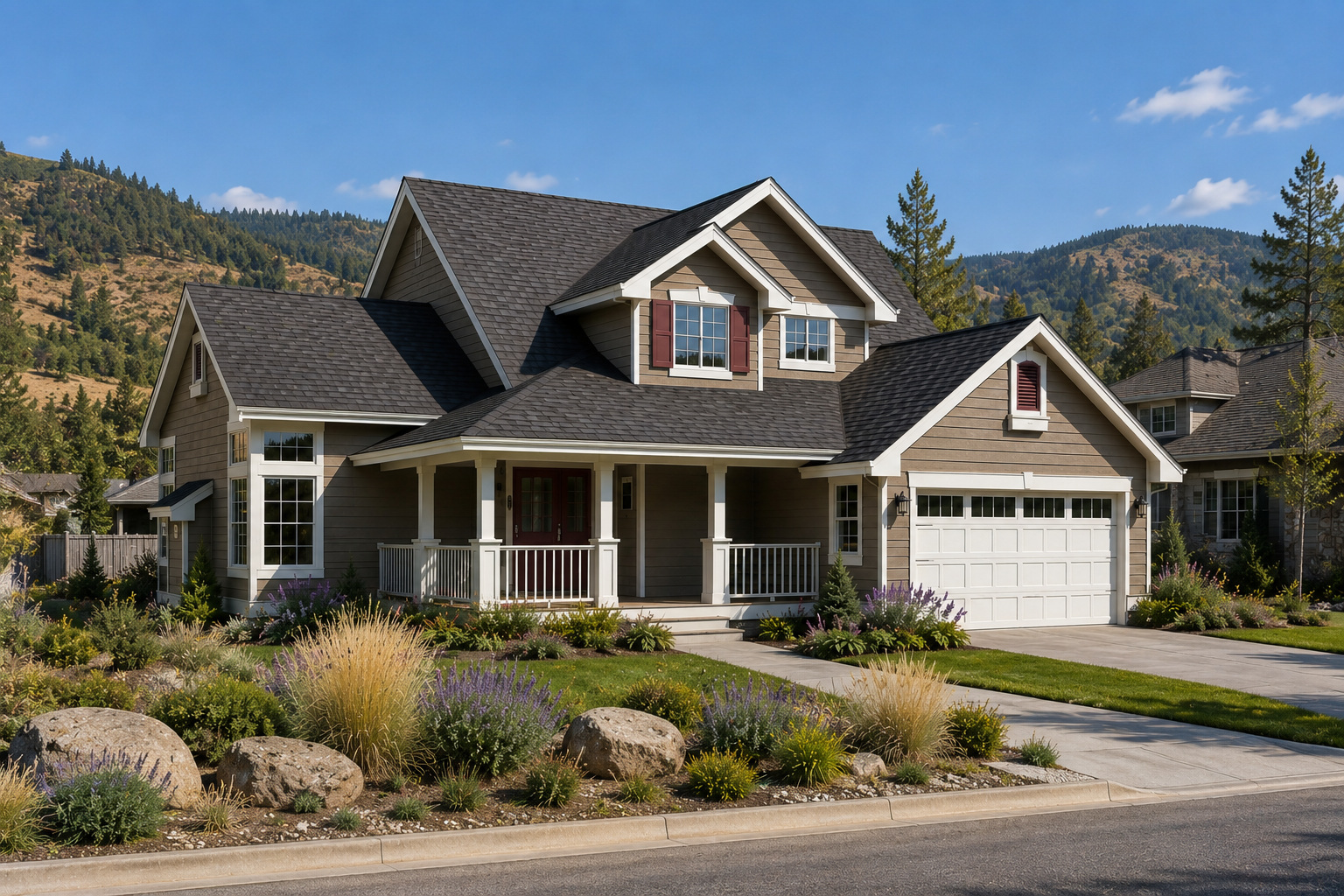 family corner lot house plan in canada