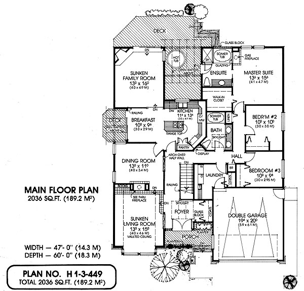 Floor plan for 1-3-449