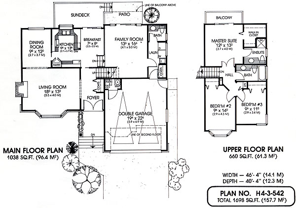 Floor plan for 4-3-542