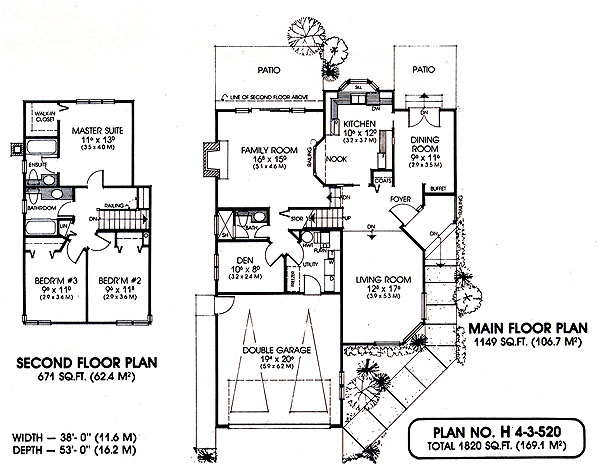 Floor plan for 4-3-520