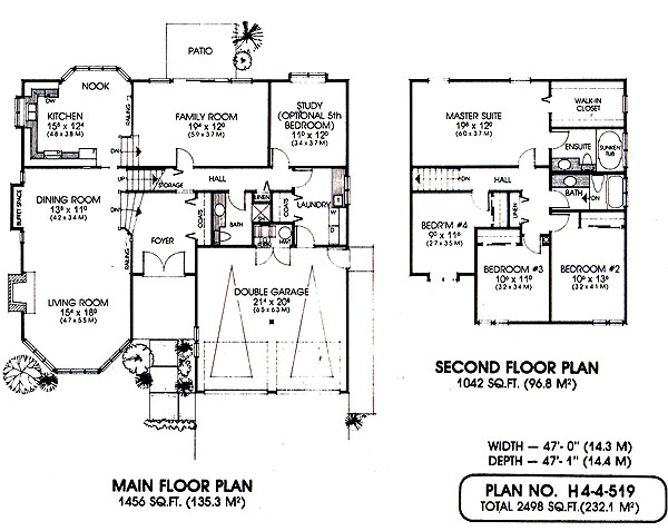 Floor plan for 4-4-519