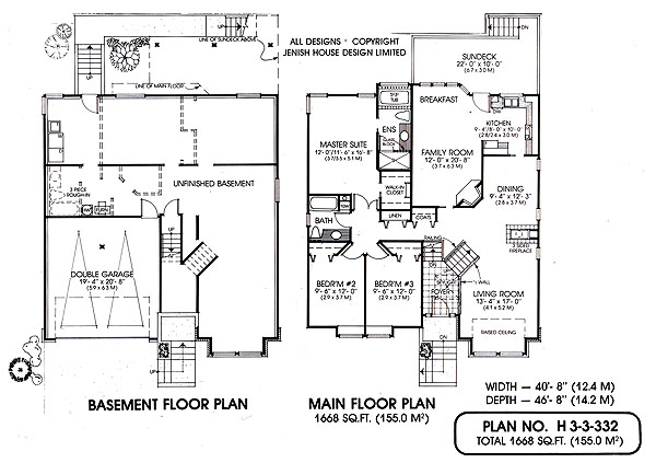 Floor plan for 3-3-332