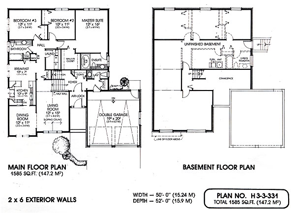 Floor plan for 3-3-331