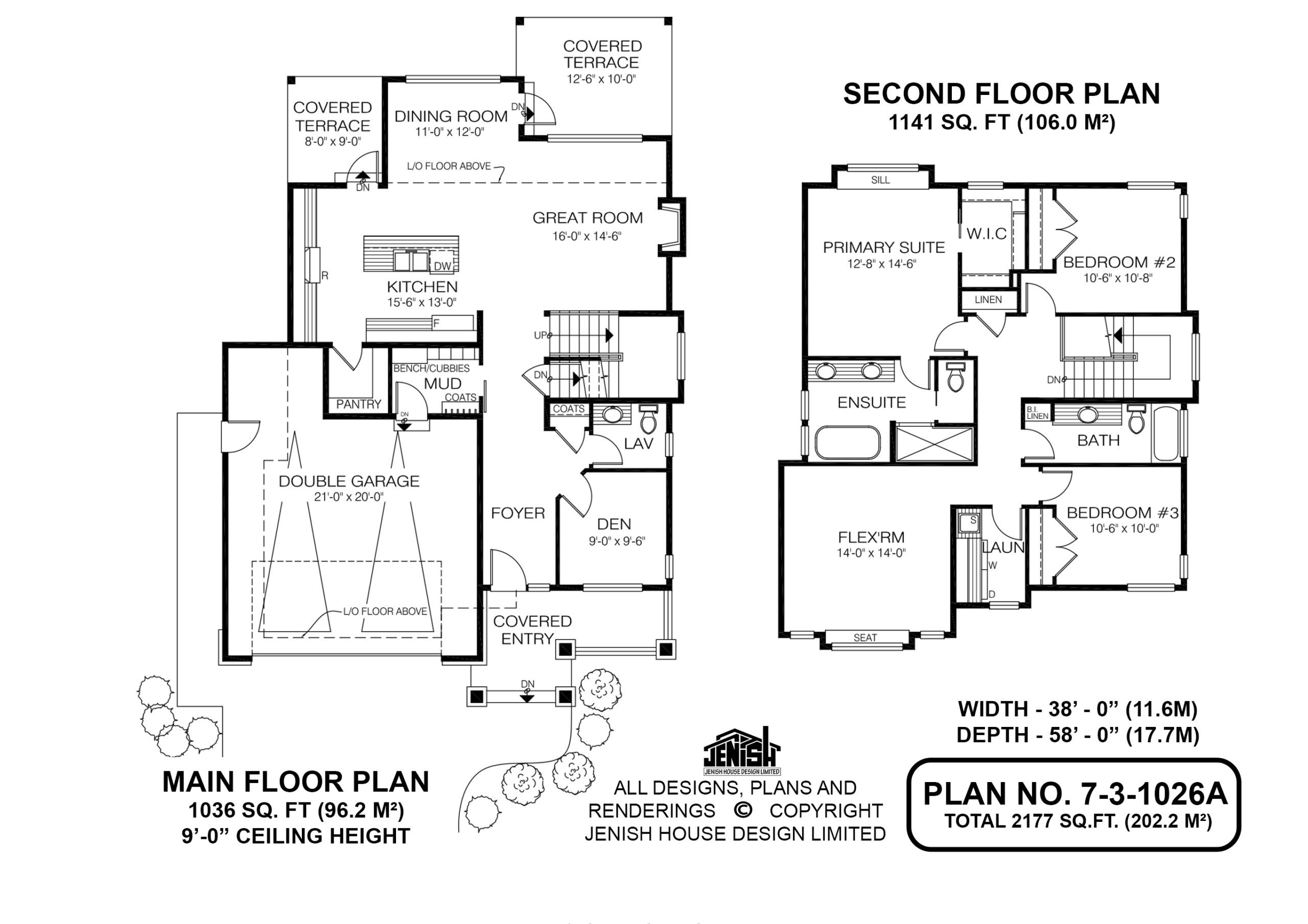 Floor plan for 7-3-1026A