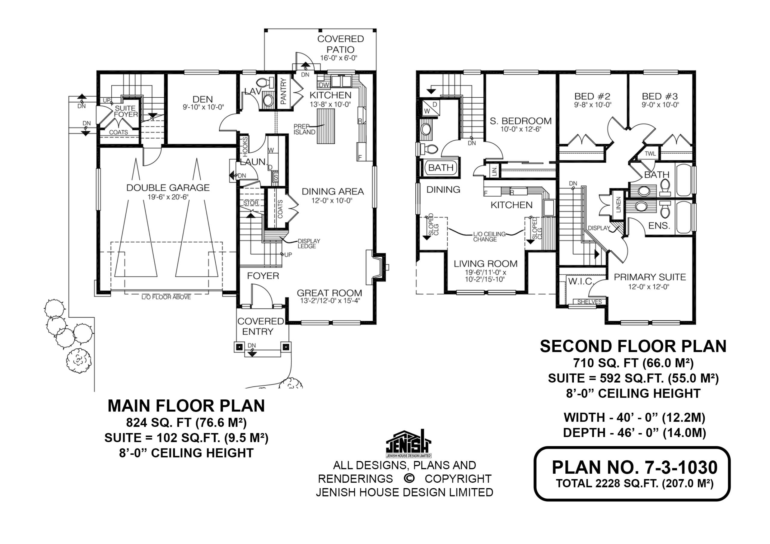Floor plan for 7-3-1030