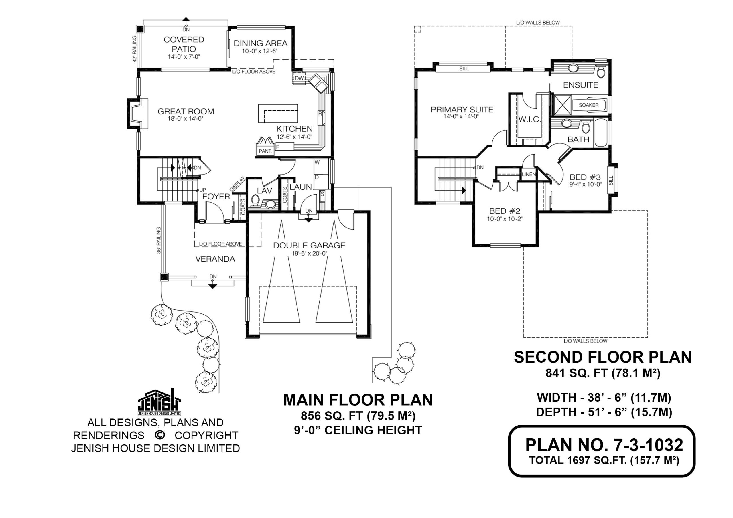 Floor plan for 7-3-1032