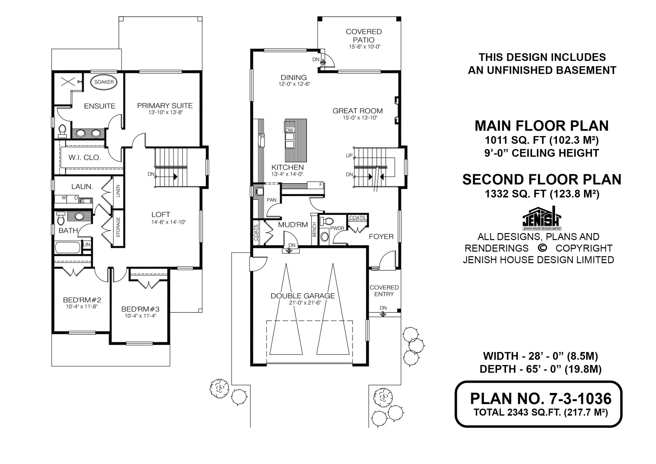 Floor plan for 7-3-1036