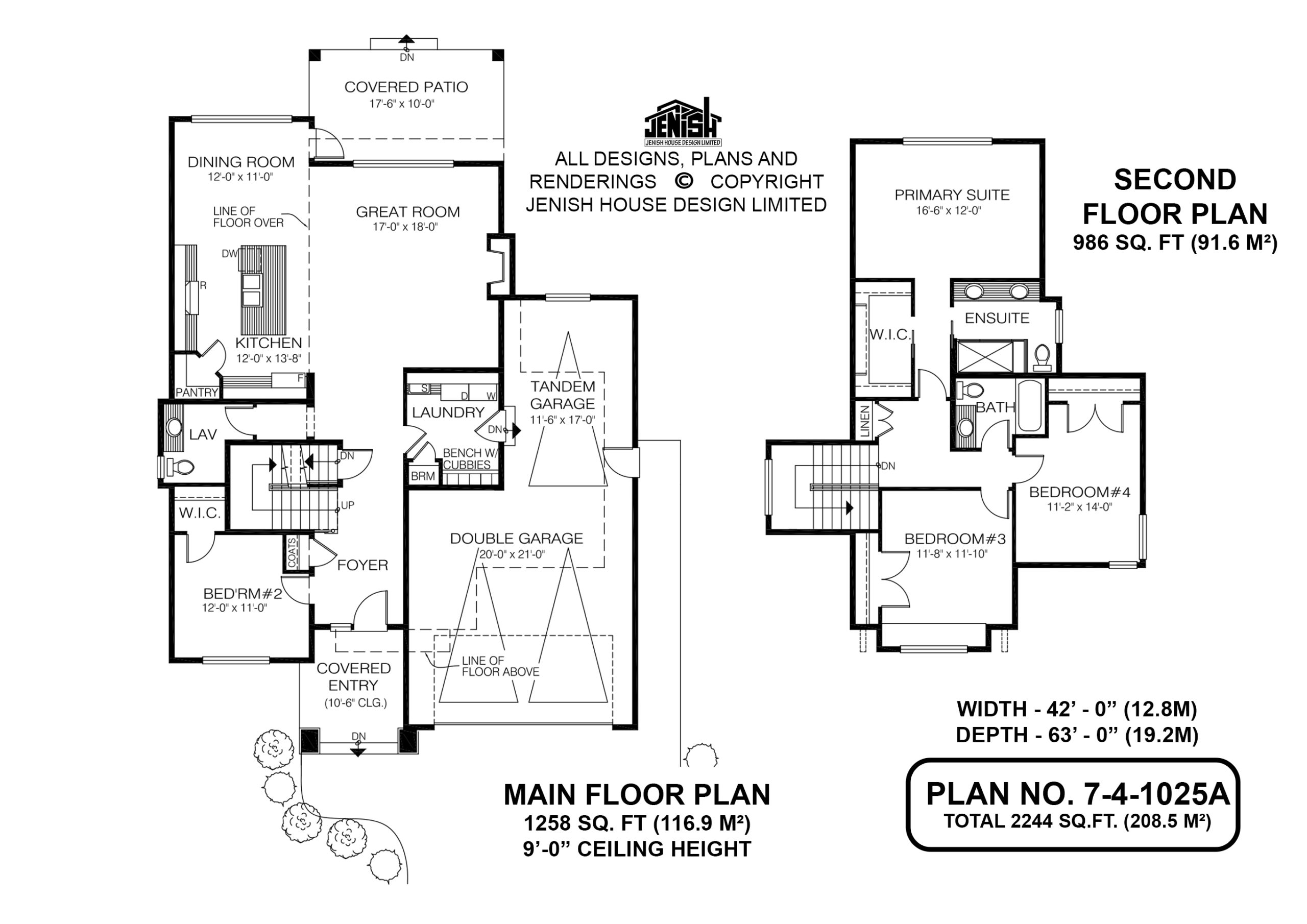 Floor plan for 7-4-1025A