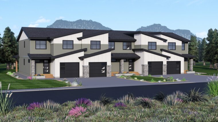 8-3-254 house plan – front rendering
