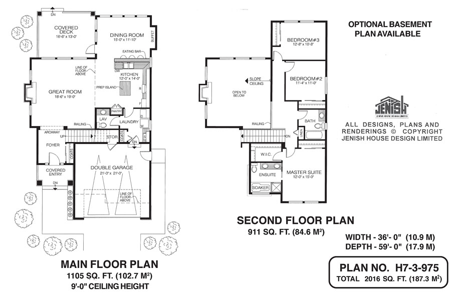 Floor plan for 7-3-975