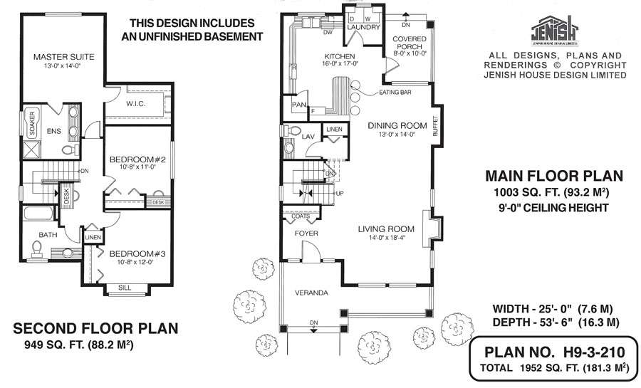 Floor plan for 9-3-210
