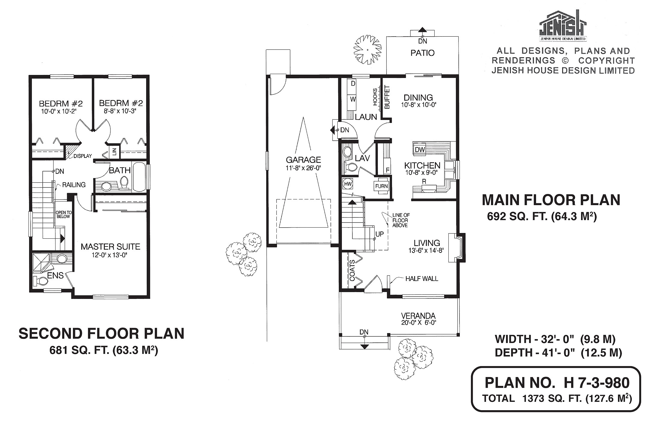 Floor plan for 7-3-980