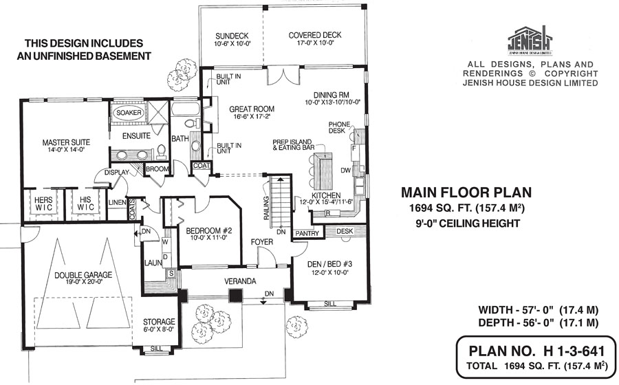 Floor plan for 1-3-641