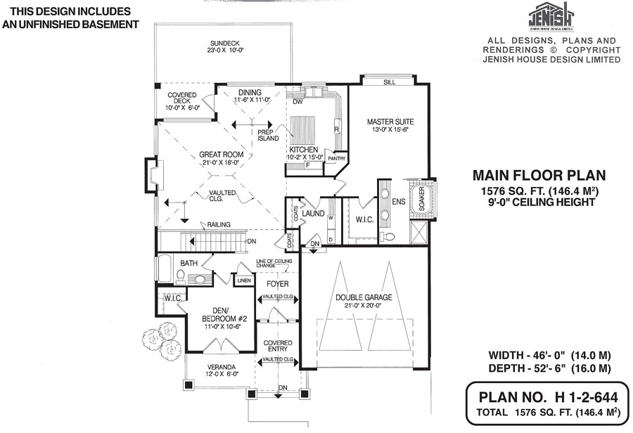 Floor plan for 1-2-644