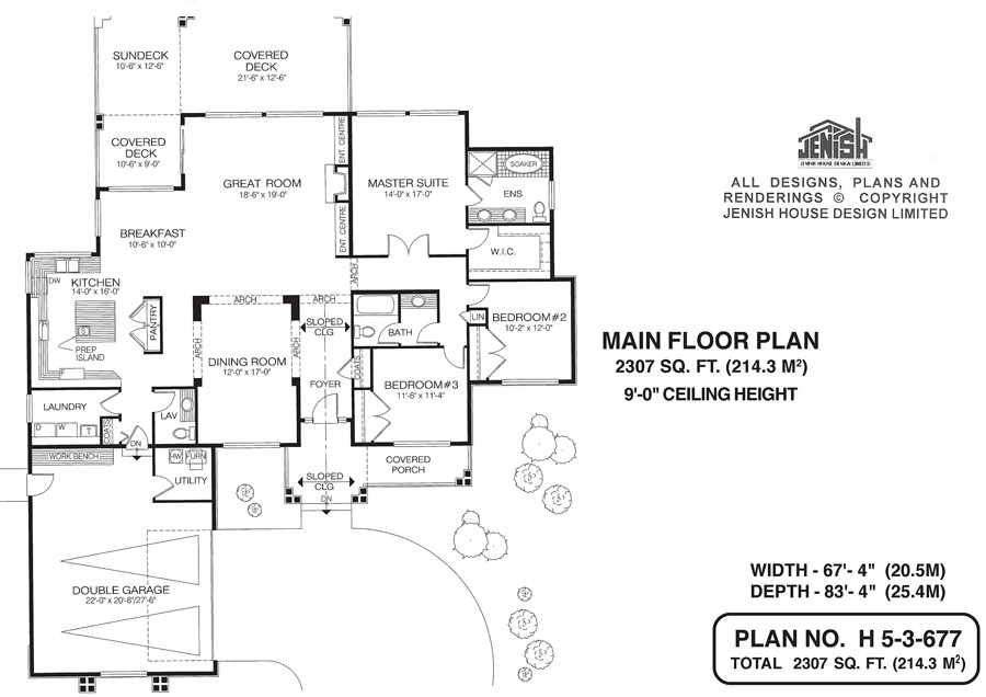 Floor plan for 5-3-677