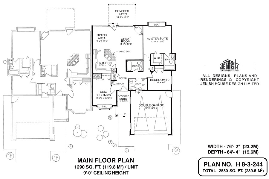 Floor plan for 8-3-244