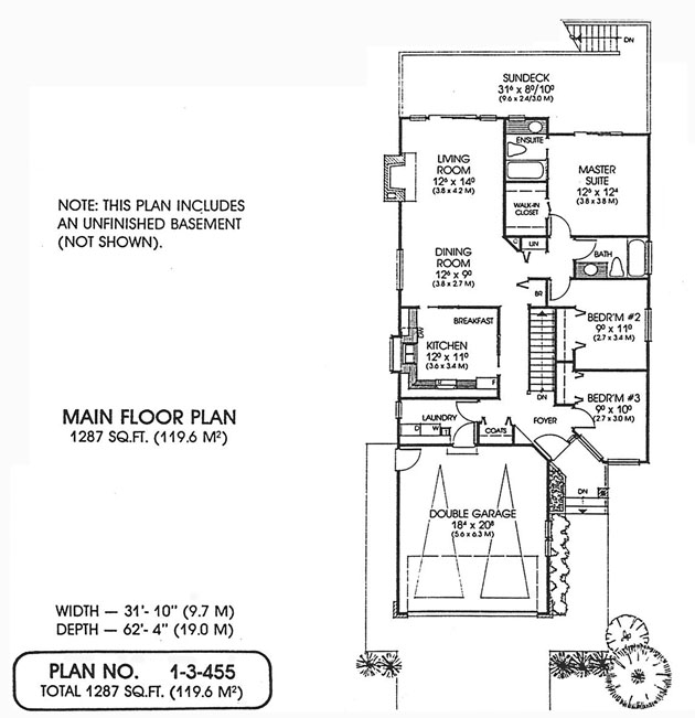 Floor plan for 1-3-455