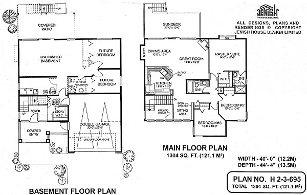 Floor plan for 2-3-695