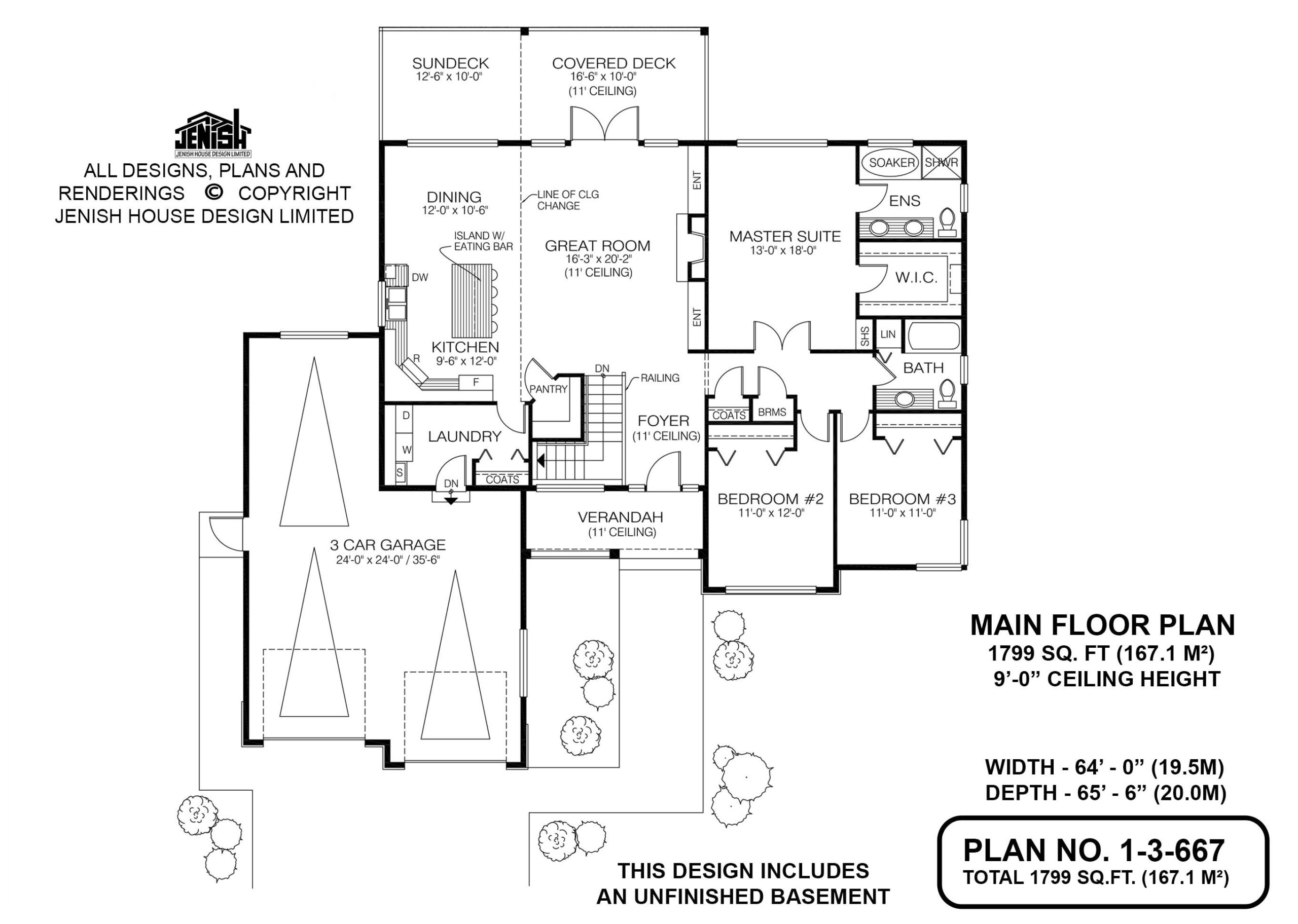 Floor plan for 1-3-667