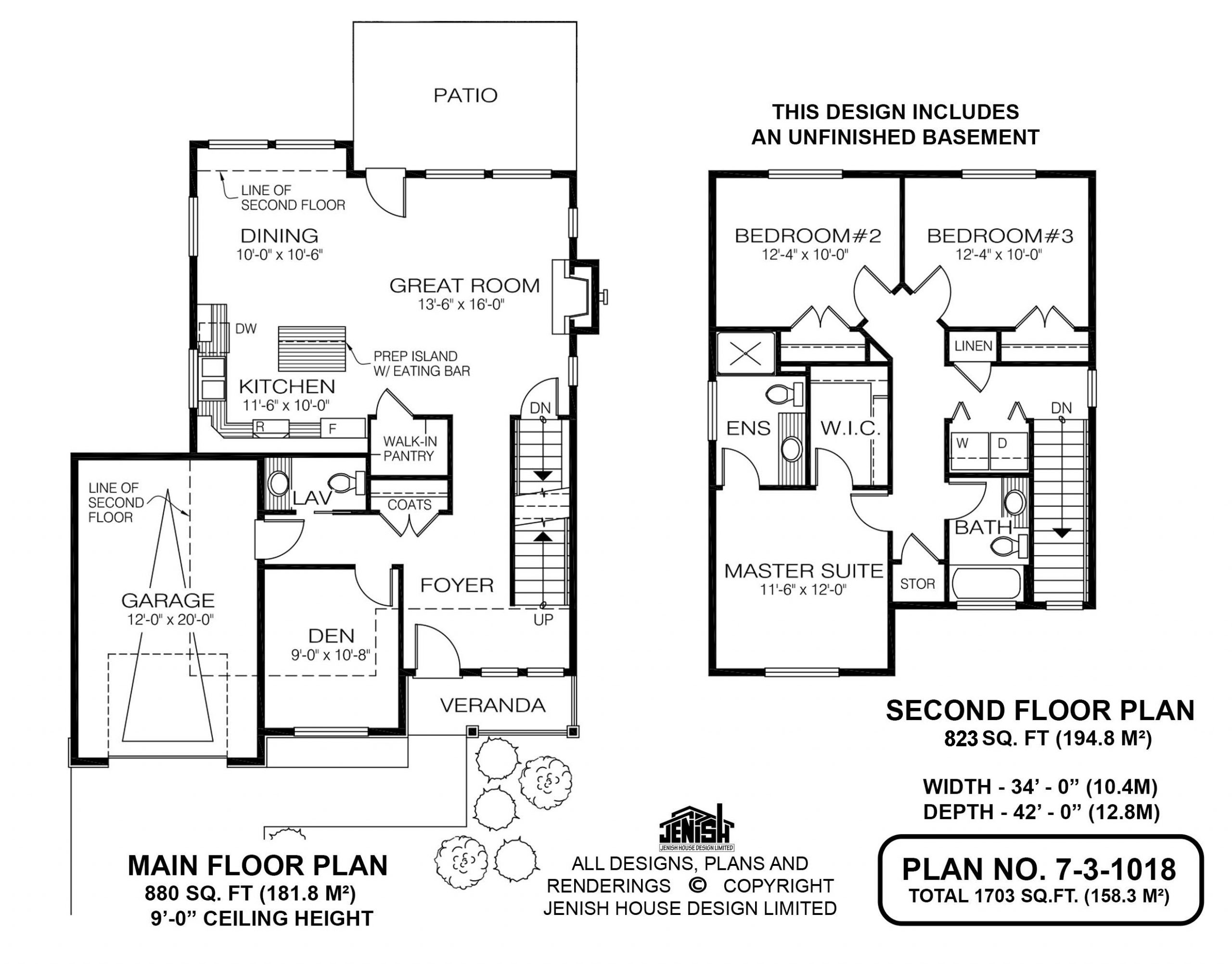 Floor plan for 7-3-1018
